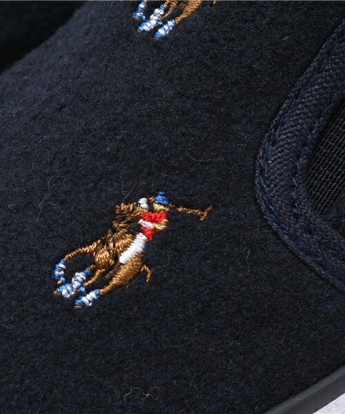 POLO RALPH LAUREN(ポロ ラルフ ローレン)の「ベビー キッズ ラルフローレン ウール素材 スリッポン POLO BAL HARBOUR REPEAT WOOL(スニーカー・キッズ・グレー/ネイビー・12cm/13cm/14cm/15cm/16cm)」の11枚目の写真
