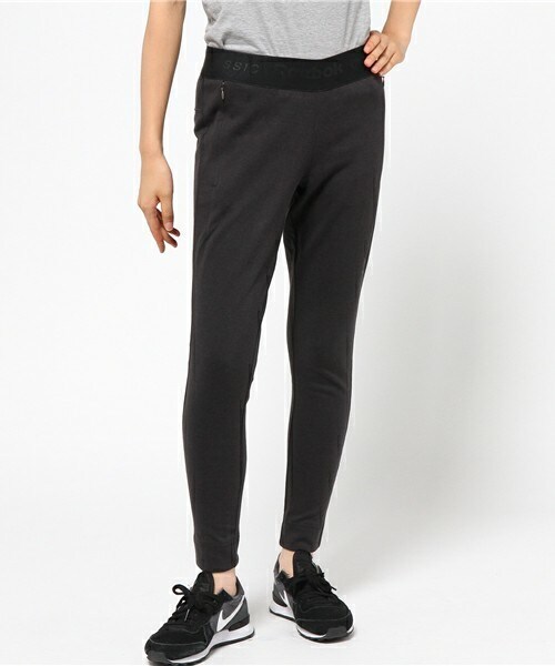 Reebok(リーボック)の「ウィメンズ リーボック スキニー スウェットパンツ Reebok WMNS 90 TREND SWEAT PANT AA3917/AA8661(その他パンツ・レディース・ブラック/ダークグレー・SMALL/MEDIUM)」の1枚目の写真