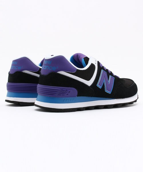 NEW BALANCE（ニューバランス）の「ウィメンズ ニューバランス new balance WL574 MON/MOX/MOY（スニーカー・レディース・ブラック/グレー/ネイビー・23cm/23.5cm/24cm/24.5cm）」の6枚目の写真