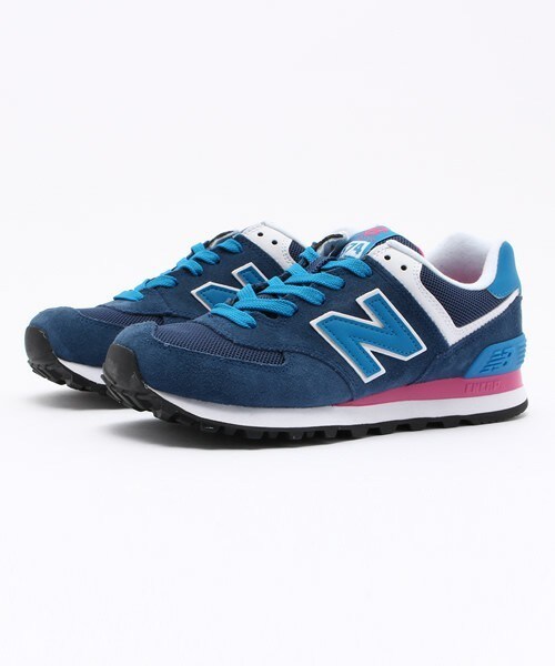 NEW BALANCE（ニューバランス）の「ウィメンズ ニューバランス new balance WL574 MON/MOX/MOY（スニーカー・レディース・ブラック/グレー/ネイビー・23cm/23.5cm/24cm/24.5cm）」の3枚目の写真