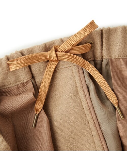 ADAM ET ROPE'（アダムエロペ）の「ウールフランネル ラウンジパンツ（パンツ・メンズ・キャメル系/ネイビー・M/L）」の10枚目の写真