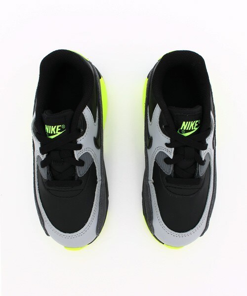 NIKE SPORTSWEAR（ナイキスポーツウェアー）の「ベビー キッズ ナイキ エアマックス トドラー NIKE AIR MAX 90 LTR TD 724823-002（スニーカー・キッズ・ブラック・13cm/14cm/15cm/16cm）」の9枚目の写真