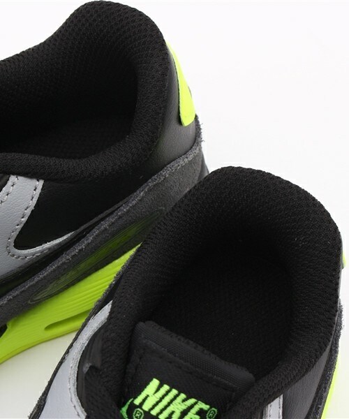 NIKE SPORTSWEAR（ナイキスポーツウェアー）の「ベビー キッズ ナイキ エアマックス トドラー NIKE AIR MAX 90 LTR TD 724823-002（スニーカー・キッズ・ブラック・13cm/14cm/15cm/16cm）」の7枚目の写真