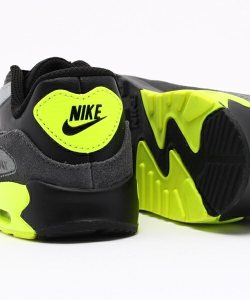 NIKE SPORTSWEAR（ナイキスポーツウェアー）の「ベビー キッズ ナイキ エアマックス トドラー NIKE AIR MAX 90 LTR TD 724823-002（スニーカー・キッズ・ブラック・13cm/14cm/15cm/16cm）」の8枚目の写真