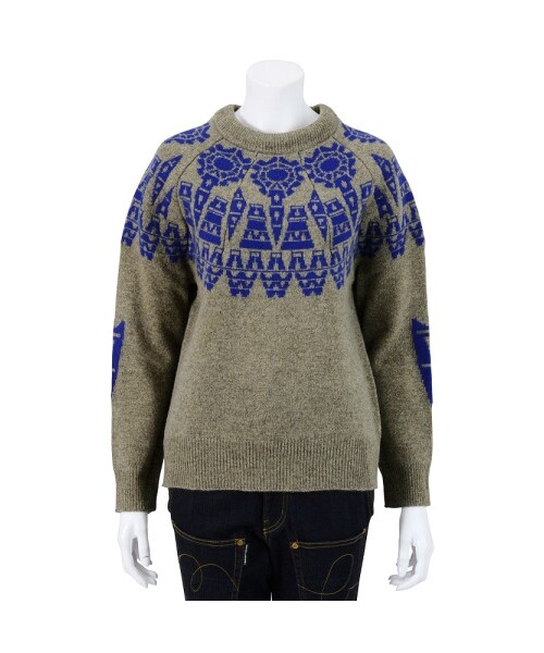 mercibeaucoup,(メルシーボークー)の「メルシーボークー、 / タワーニット / セーター(トップス・レディース・khaki/purple/charcoal gray・01/03)」の5枚目の写真