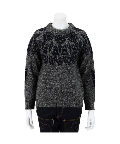 mercibeaucoup,(メルシーボークー)の「メルシーボークー、 / タワーニット / セーター(トップス・レディース・khaki/purple/charcoal gray・01/03)」の2枚目の写真