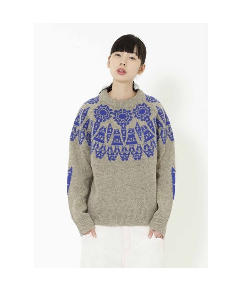 mercibeaucoup,(メルシーボークー)の「メルシーボークー、 / タワーニット / セーター(トップス・レディース・khaki/purple/charcoal gray・01/03)」の10枚目の写真