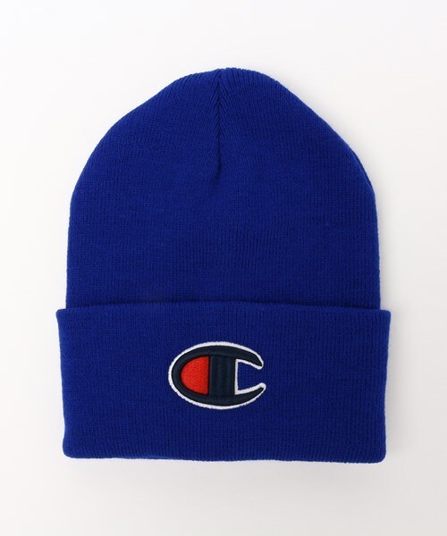Champion(チャンピオン)の「ユニセックス チャンピオン アクリルビーニー ニット帽 Champion BIG C BEANIE CAP CP150414(ニットキャップ/ビーニー・レディース・ホワイト/ブラック/グレー/グリーン/ブルー/ネイビー/ピンク/レッド/バーガンディー・ONE SIZE)」の6枚目の写真