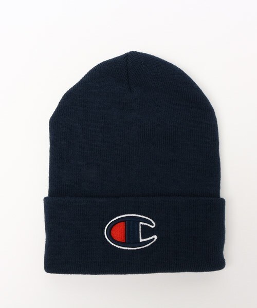 Champion(チャンピオン)の「ユニセックス チャンピオン アクリルビーニー ニット帽 Champion BIG C BEANIE CAP CP150414(ニットキャップ/ビーニー・レディース・ホワイト/ブラック/グレー/グリーン/ブルー/ネイビー/ピンク/レッド/バーガンディー・ONE SIZE)」の5枚目の写真