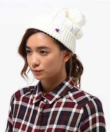 Champion | ユニセックス チャンピオン アクリル ポンポンビーニー Champion ACRYL PONPON BEANIE CAP CP150419(ニットキャップ/ビーニー)