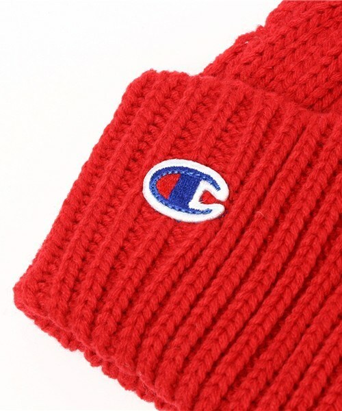 Champion（チャンピオン）の「ユニセックス チャンピオン アクリル ポンポンビーニー Champion ACRYL PONPON BEANIE CAP CP150419（ニットキャップ/ビーニー・レディース・オフホワイト/ブラック/グレー/ブラウン/ベージュ/ネイビー/レッド/バーガンディー・ONE SIZE）」の13枚目の写真