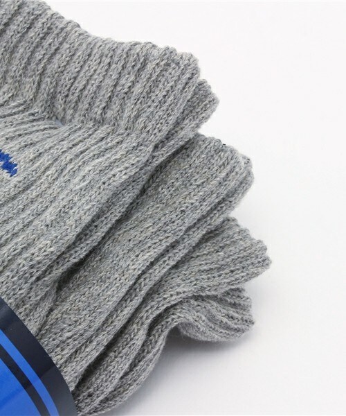 Champion(チャンピオン)の「3足1セット ユニセックス チャンピオン パイルソックス Champion Socks CS-0701(ソックス/靴下・レディース・ホワイト/ブラック/グレー/マルチ・MEDIUM/SMALL)」の8枚目の写真
