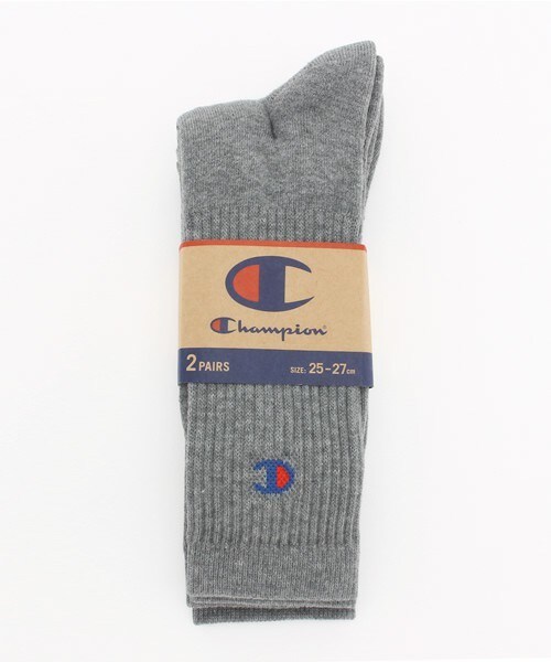 Champion（チャンピオン）の「2足1セット メンズ チャンピオン ソックス Champion Socks CMSBG002（ソックス/靴下・メンズ・ホワイト/ブラック/グレー/チャコールグレー/ブルー/レッド・MEDIUM）」の9枚目の写真