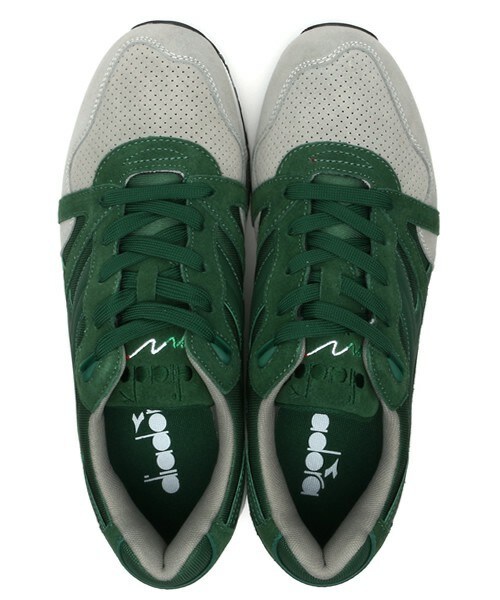 DIADORA（ディアドラ）の「メンズ ディアドラ ニュートラ カラーブロック DIADORA N9000 DOUBLE 161750-5924（スニーカー・メンズ・グリーン・26.5cm/27cm/28cm）」の9枚目の写真