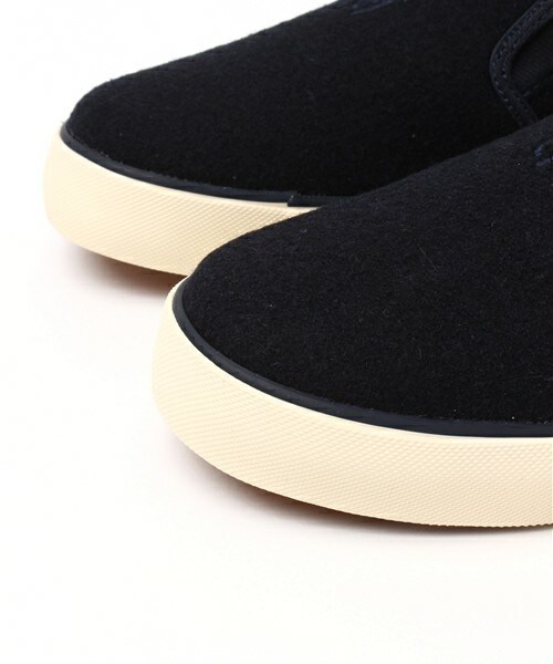 POLO RALPH LAUREN（ポロ ラルフ ローレン）の「ジュニア ウィメンズ ポロ ラルフローレン ウール スリッポンスニーカー POLO SETH SLIP ON WOOL Jr（スニーカー・レディース・ブラック/グレー/ネイビー・23cm/23.5cm/24cm/24.5cm/25cm）」の7枚目の写真