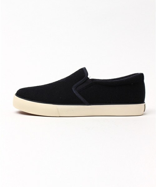 POLO RALPH LAUREN（ポロ ラルフ ローレン）の「ジュニア ウィメンズ ポロ ラルフローレン ウール スリッポンスニーカー POLO SETH SLIP ON WOOL Jr（スニーカー・レディース・ブラック/グレー/ネイビー・23cm/23.5cm/24cm/24.5cm/25cm）」の4枚目の写真