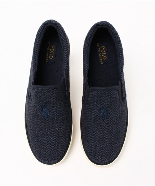 POLO RALPH LAUREN（ポロ ラルフ ローレン）の「ジュニア ウィメンズ ポロ ラルフローレン スリッポンスニーカー POLO SETH SLIP ON Herringbone Jr（スニーカー・レディース・ブラック/グレー/ブラウン/ネイビー・23cm/23.5cm/24cm/24.5cm）」の11枚目の写真