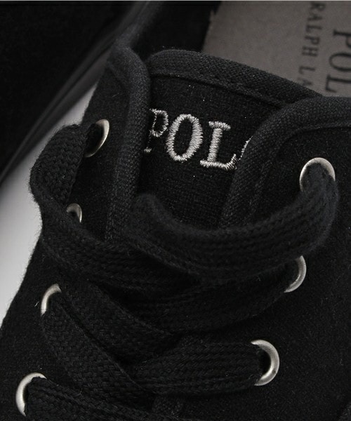 POLO RALPH LAUREN（ポロ ラルフ ローレン）の「ジュニア ウィメンズ ポロ ラルフローレン ウールスニーカー POLO CARVER WOOL Jr（スニーカー・レディース・ブラック・23cm/24cm/25cm/26cm）」の7枚目の写真