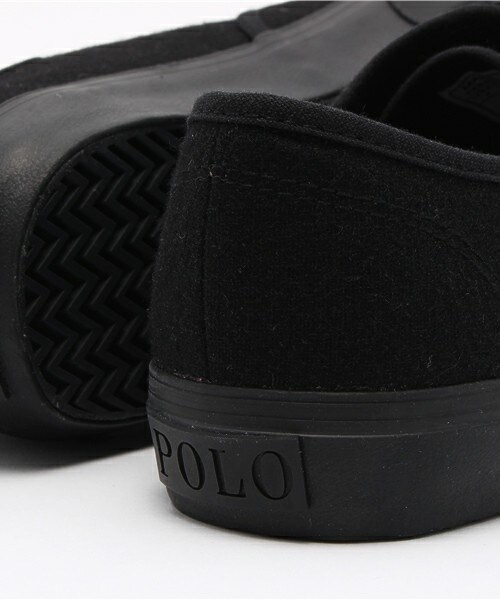 POLO RALPH LAUREN（ポロ ラルフ ローレン）の「ジュニア ウィメンズ ポロ ラルフローレン ウールスニーカー POLO CARVER WOOL Jr（スニーカー・レディース・ブラック・23cm/24cm/25cm/26cm）」の9枚目の写真