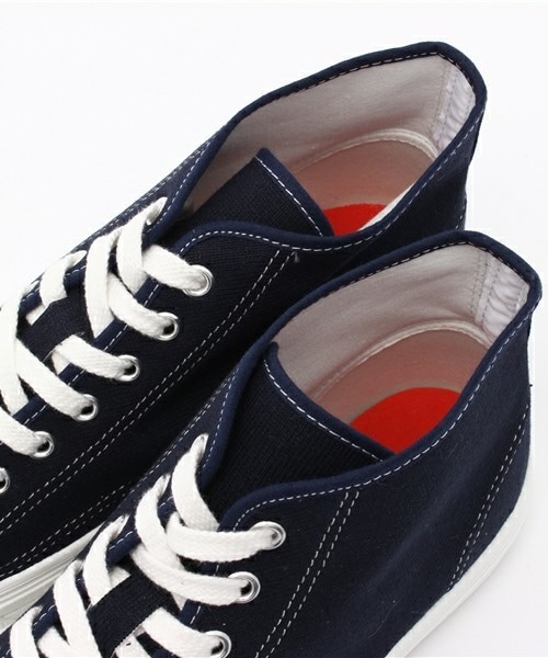 Champion(チャンピオン)の「ウィメンズ 日本製 チャンピオン ミッドカットスニーカー Champion LACE HI CPN J200(スニーカー・レディース・グレー/ネイビー/カモフラージュ・22.5cm/23cm/23.5cm/24cm/24.5cm)」の8枚目の写真