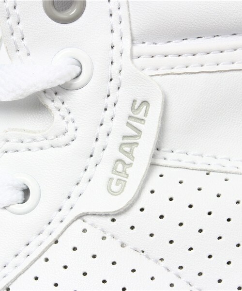 GRAVIS(グラヴィス)の「メンズ グラビス ローダウン ホワイト ハイカット GRAVIS LOWDOWN HC MNS(スニーカー・メンズ・ホワイト・26cm/26.5cm/27cm/27.5cm/28cm)」の10枚目の写真