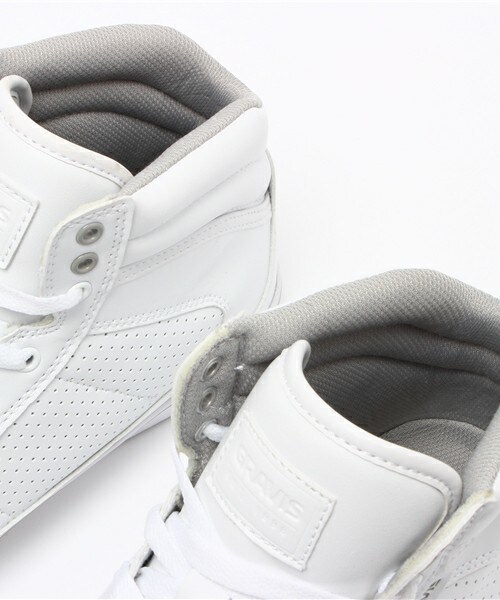 GRAVIS(グラヴィス)の「メンズ グラビス ローダウン ホワイト ハイカット GRAVIS LOWDOWN HC MNS(スニーカー・メンズ・ホワイト・26cm/26.5cm/27cm/27.5cm/28cm)」の7枚目の写真