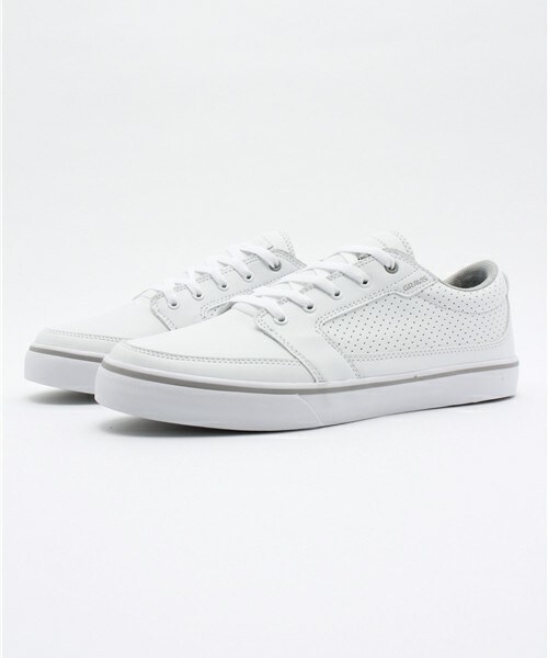 GRAVIS(グラヴィス)の「メンズ グラビス ローダウン ホワイト ローカット GRAVIS LOWDOWN MNS WHITE/GRAY(スニーカー・メンズ・ホワイト・26cm/26.5cm/27cm/27.5cm/28cm)」の1枚目の写真