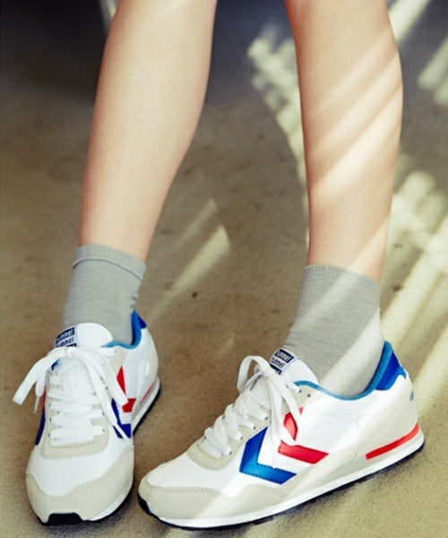 hummel（ヒュンメル）の「ユニセックス ヒュンメル リフレックス トリコ Hummel Reflex Low HM63781（スニーカー・メンズ・ホワイト/ブラック/グレー/ネイビー・23cm/24cm/25cm/26.5cm/27cm/28cm/22.5cm）」の2枚目の写真