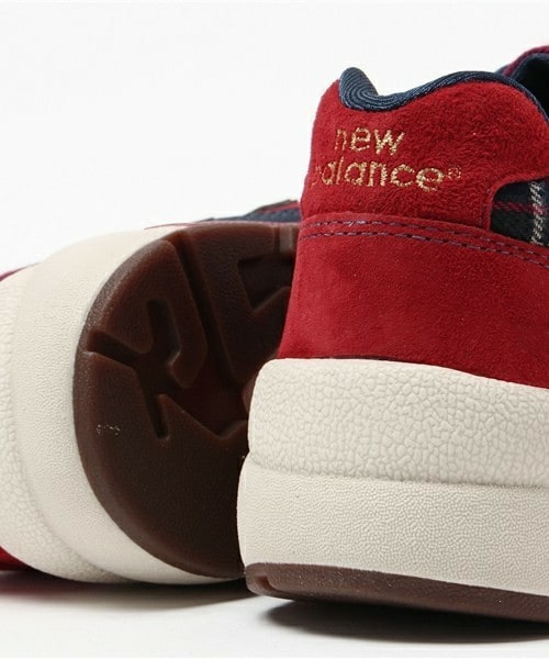New Balance 580 レッド チェック柄 スニーカー NEW BALANCE（ニューバランス）の「ウィメンズ ニューバランス