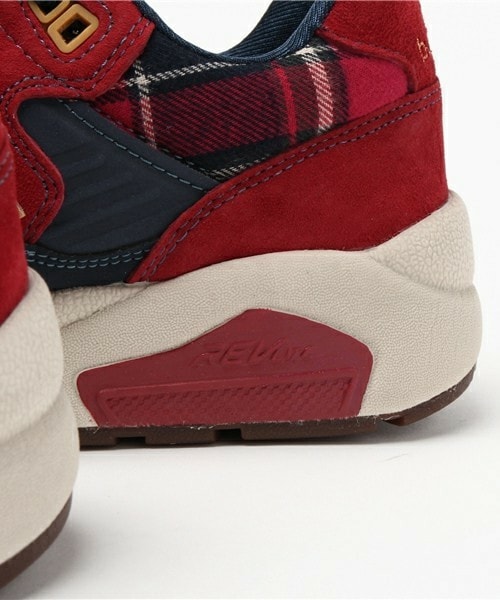 New Balance 580 レッド チェック柄 スニーカー NEW BALANCE（ニューバランス）の「ウィメンズ ニューバランス