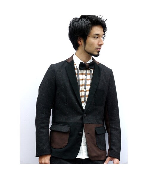 NIRAME.CO（ニラメッコ）の「ビターチョコレートじゃけっと。（テーラードジャケット・メンズ・その他）」の2枚目の写真