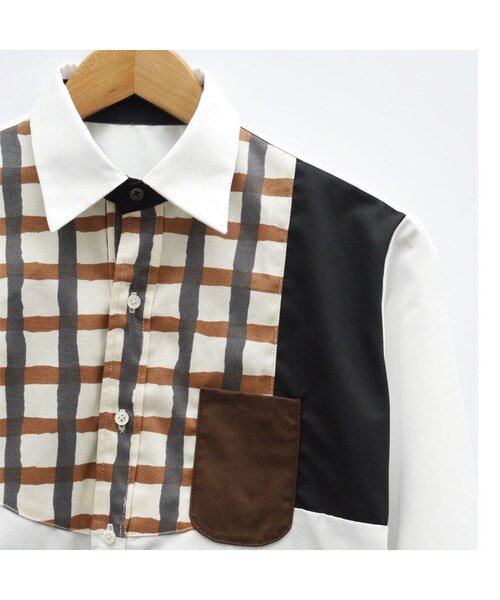 NIRAME.CO（ニラメッコ）の「マーブルチョコレートしゃつ。（シャツ/ブラウス・メンズ・その他）」の11枚目の写真