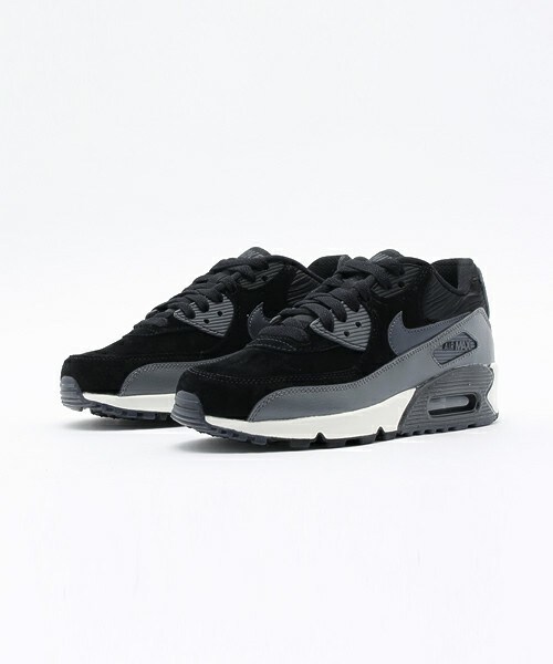 NIKE SPORTSWEAR（ナイキスポーツウェアー）の「ウィメンズ ナイキ エアマックス レザー NIKE WMNS AIR MAX 90 LTHR 768887-001（スニーカー・レディース・ブラック・22.5cm/23cm/23.5cm/24cm）」の2枚目の写真