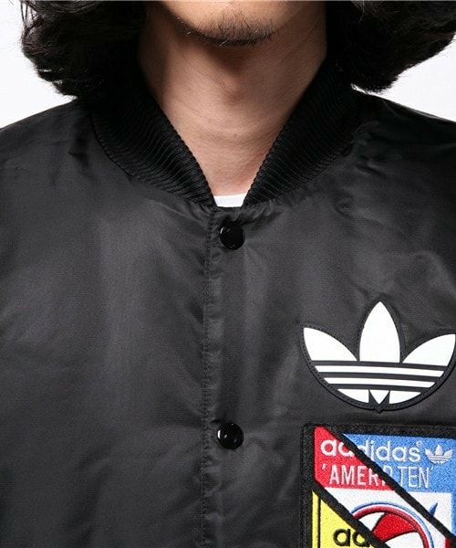 adidas（アディダス）の「メンズ アディダス ナイロン スナップ