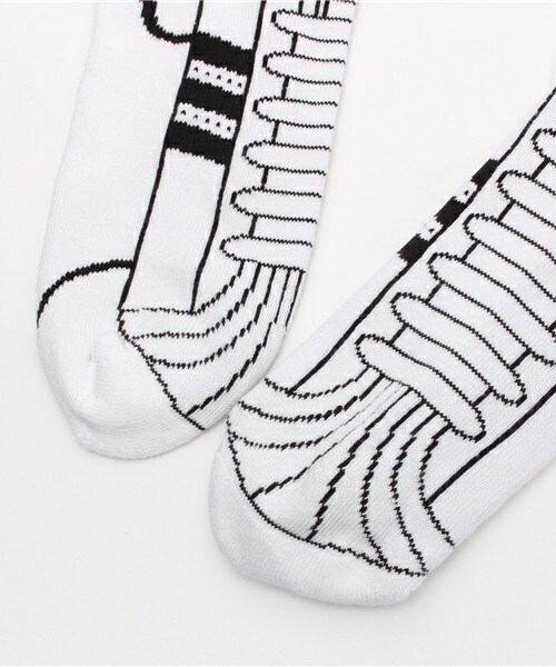 adidas（アディダス）の「メンズ アディダス スーパースター ソックス adidas SST SOCKS 1P S20270（ソックス/靴下・メンズ・ホワイト・27cm）」の3枚目の写真