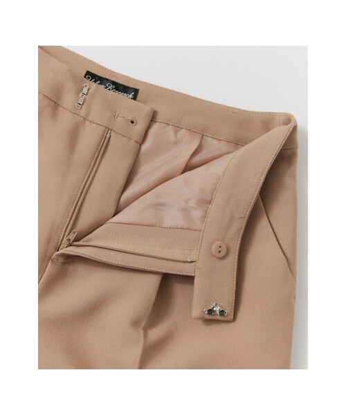 URBAN RESEARCH（アーバンリサーチ）の「ダブルクロスタックワイドパンツ（パンツ・レディース・OFF/BEIGE/BLACK・36/38）」の14枚目の写真