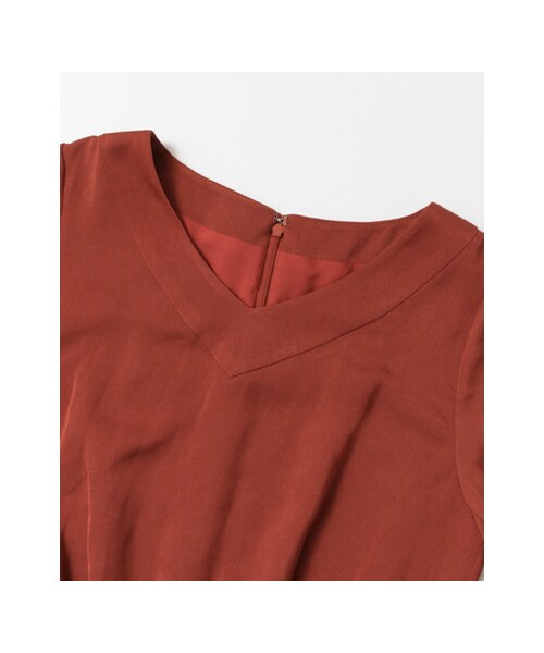 URBAN RESEARCH（アーバンリサーチ）の「プリーツ切替ワンピース（ワンピース/ドレス・レディース・NAVY/MUSTARD/RENGA・FREE）」の18枚目の写真