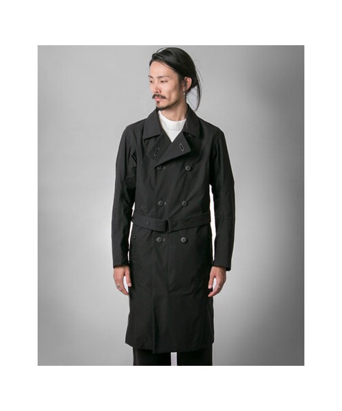 URBAN RESEARCH（アーバンリサーチ）の「EQUIPMENT BY URBAN RESEARCH CityGridTrenchCoat（ジャケット/アウター・メンズ・Black・44/46/48）」の4枚目の写真
