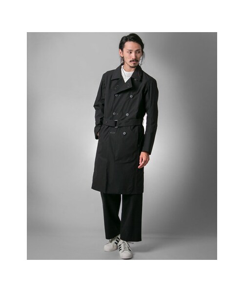 URBAN RESEARCH（アーバンリサーチ）の「EQUIPMENT BY URBAN RESEARCH CityGridTrenchCoat（ジャケット/アウター・メンズ・Black・44/46/48）」の3枚目の写真