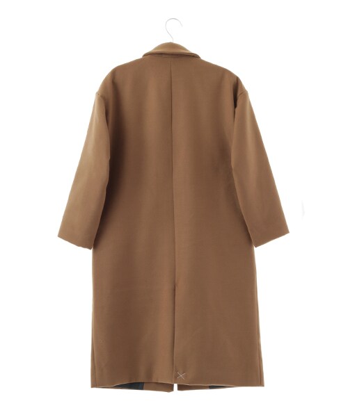 earth music&ecology（アースミュージックアンドエコロジー）の「ロングチェスターコート（ジャケット/アウター・杢グレー/ブラック/キャメル/カーキ・M/L）」の7枚目の写真