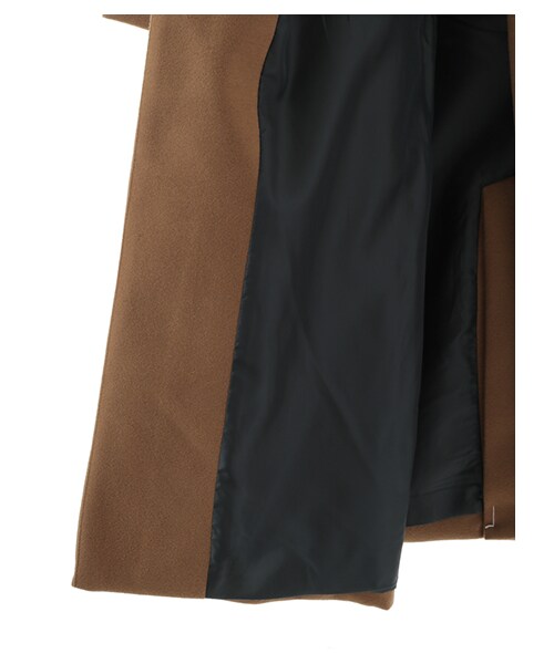 earth music&ecology（アースミュージックアンドエコロジー）の「ロングチェスターコート（ジャケット/アウター・杢グレー/ブラック/キャメル/カーキ・M/L）」の11枚目の写真