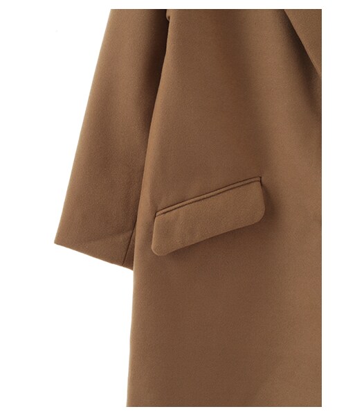 earth music&ecology（アースミュージックアンドエコロジー）の「ロングチェスターコート（ジャケット/アウター・杢グレー/ブラック/キャメル/カーキ・M/L）」の9枚目の写真