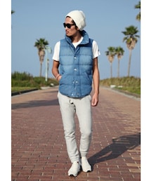 THE STRAND | デニムダウンベスト(ベスト)