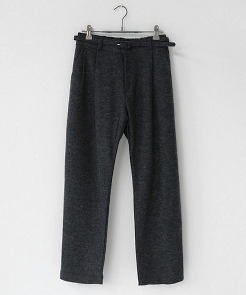 DHOLIC（ディーホリック）の「ベルトSETストレートフィットウールパンツ（その他パンツ・レディース・キャメル/ブラック/ブラックグレー/ブルーグレー・FREE）」の3枚目の写真