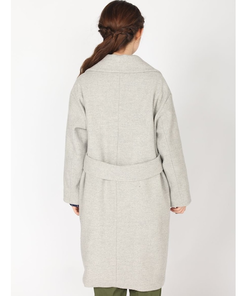 Rinajour（リナジュール）の「RINA ビッグショルダ（ジャケット/アウター・レディース・L/GREY/NAVY・F）」の3枚目の写真