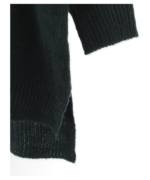 earth music&ecology（アースミュージックアンドエコロジー）の「ボトルネックニットチュニック（トップス・アイボリー/杢ライトグレー/ネイビー/ダークグリーン・F）」の11枚目の写真