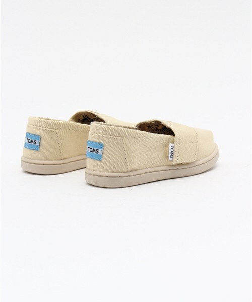 TOMS（トムス）の「ベビー キッズ トムス トムズ タイニー スリッポン TOMS TINY-ORIGINAL CLASSICS（スニーカー・キッズ・オフホワイト/ブラック/レッド・12cm/13cm/14cm/15cm）」の6枚目の写真