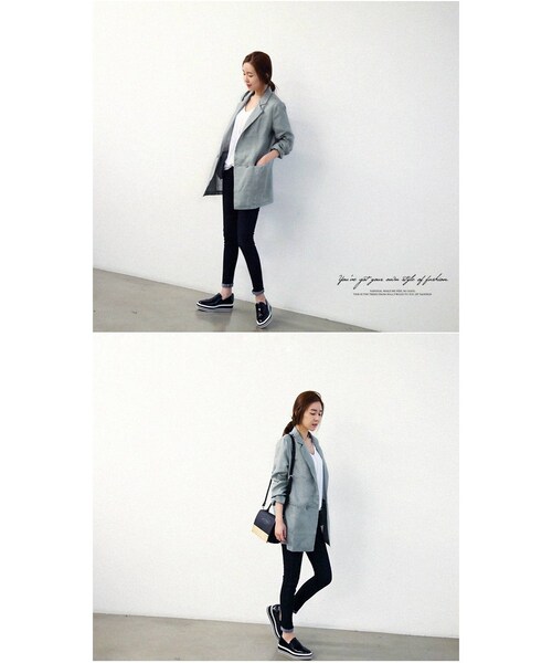 Aco Design（アコデザイン）の「ローファー パンプス/オックスフォード おじ靴 ぺたんこ/厚底 ローファー/ローファー レディース エナメル/エナメル シューズ（その他シューズ・レディース・ブラック・22.5~25.0[23.5基準]　前底：2.5　後底：4　幅：9　足長：26.3）」の2枚目の写真