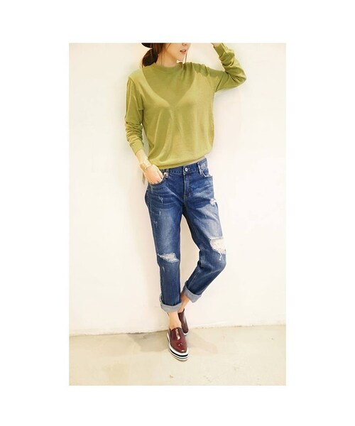 Aco Design（アコデザイン）の「ローファー パンプス/オックスフォード おじ靴 ぺたんこ/厚底 ローファー/ローファー レディース エナメル/エナメル シューズ（その他シューズ・レディース・ブラック・22.5~25.0[23.5基準]　前底：2.5　後底：4　幅：9　足長：26.3）」の10枚目の写真