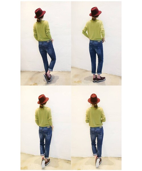 Aco Design（アコデザイン）の「ローファー パンプス/オックスフォード おじ靴 ぺたんこ/厚底 ローファー/ローファー レディース エナメル/エナメル シューズ（その他シューズ・レディース・ブラック・22.5~25.0[23.5基準]　前底：2.5　後底：4　幅：9　足長：26.3）」の11枚目の写真